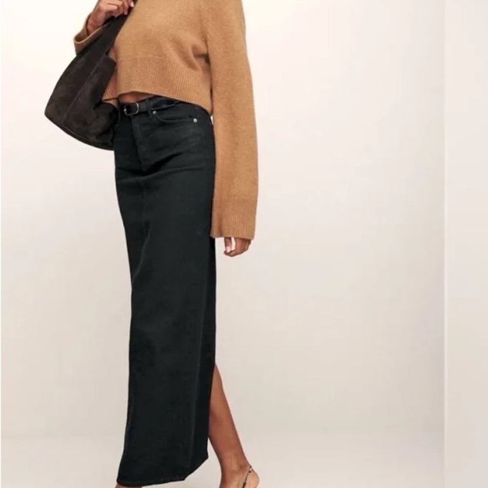 Myles maxi denim skirt